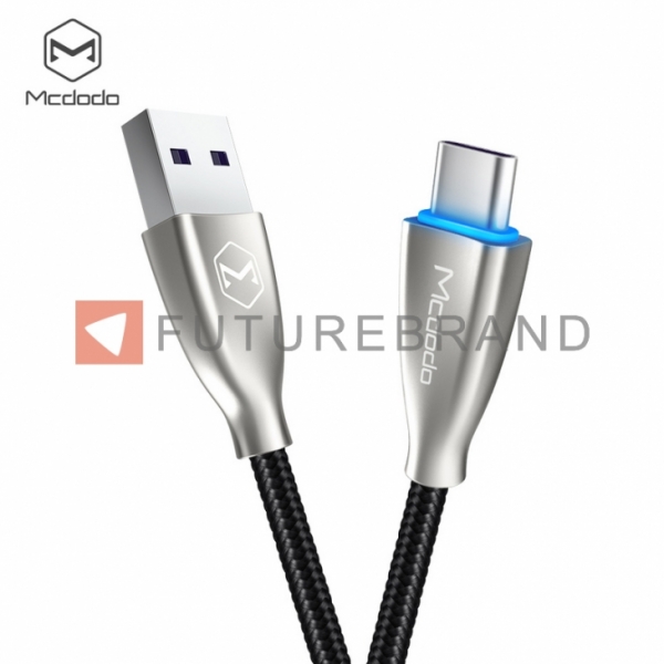КАБЕЛЬ TYPE-C SUPER CHARGE 5A С LED ПОДСВЕТКОЙ 2М