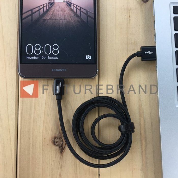 ПРОВОД HARBER TYPE-C С ПОДДЕРЖКОЙ QUICK CHARGE 3.0