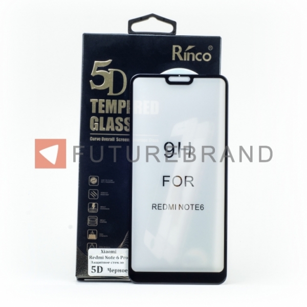 ЗАЩИТНОЕ СТЕКЛО 5D ДЛЯ REDMI NOTE 6 PRO